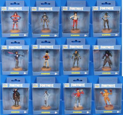 Fortnite Stampers Series 1 Serie Figur mit Stempel / Auswahl an Figuren