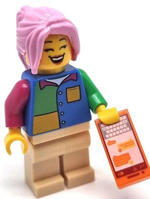 LEGO City 60337 Eisenbahn Figur Frau mit Handy