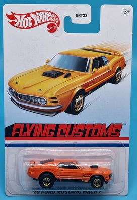 Hot Wheels Flying Customs Serie Cars / Auto `70 Ford Mustang Mach 1