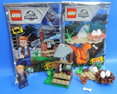 LEGO® Jurassic World Limited Edition Baby Raptor+ Nest + Owen + Beobachtungsposten