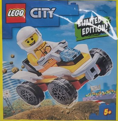 LEGO City Limited Edition 952108 Figur Mike Stuntman mit Cooles Quad