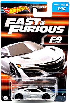 Hot Wheels Fast & Furious Serie 3 car `17 Acura NSX 9/10
