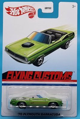 Hot Wheels Flying Customs Serie Cars / Auto `70 Plymouth Barracuda