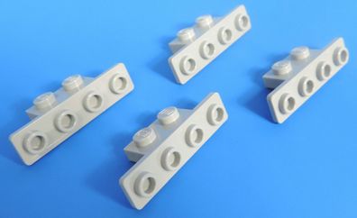 LEGO Basic Nr-6014615 Konverter Winkel Platte 1x2 - 1x4 hellgrau / 4 Stück