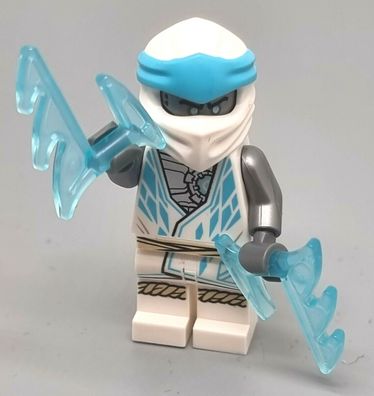 LEGO Ninjago Figur Zane mit Blauen Blitzen