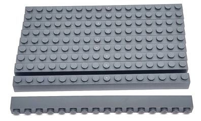 LEGO Nr.4210783 Basic Grundbaustein 1x16 dunkelgrau 10 / Stück