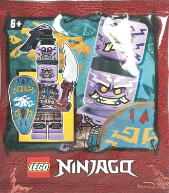 LEGO Ninjago 892178 Figur Poulerik mit Schild und Knochen Dolch