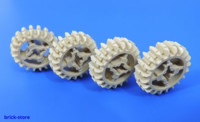 LEGO® technic Nr- 6084724 / Zahnrad 20 Zähne beige / 4 Stück