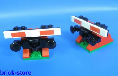 LEGO® Eisenbahn Prellbock Nr.5 / rot mit Puffer / 2 Stück