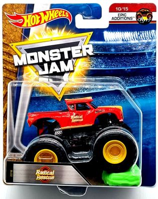 Mattel Hot Wheels Monster Jam Cars / Auto FLW82 Radical Rescue