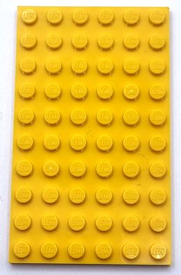 LEGO Nr-4211405 Platte 6x10 gelb / 1 Stück