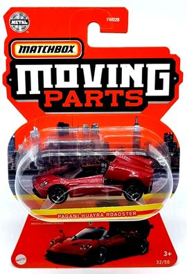 Mattel Matchbox Moving Parts Serie Auto Car HFM77 Pagani Huayra Roadster