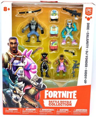 Fortnite Ballle Royale Collection Figur 5 cm Rabtor - Rust Lord - Rex - Raven