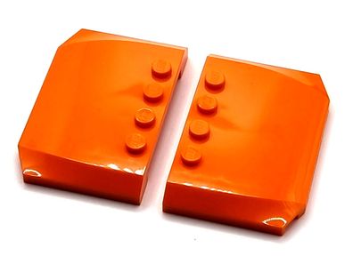LEGO Nr-4505118 / 4x6 2/3 Lkw / Auto Dach orange / 2 Stück