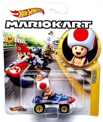 Mattel Hot Wheels cars Super Mario Kart Auto Toad Sneeker