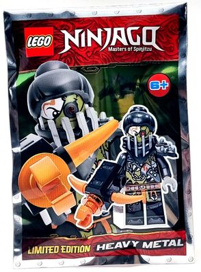 LEGO Ninjago 891947 Limited Edition Figur Heavy Metal mit Drachenzange Polybag