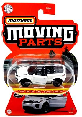Mattel Matchbox Moving Parts Serie Auto Car HFM27 Land Rover Evoque