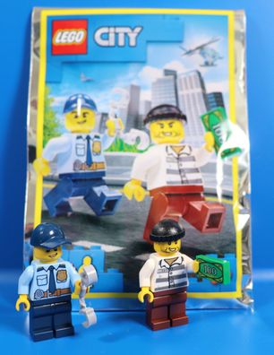 LEGO® City Limited Edition 952016 Figur Polizist Sam Sicher + Einbrecher Dieb