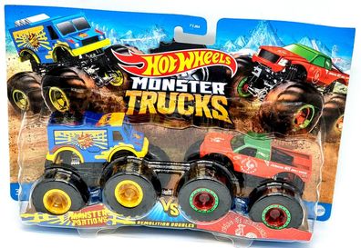 Mattel Hot Wheels Monster Trucks GTJ49 Monster Portions Vs. Tuong ot Sriracha