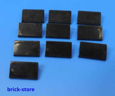 LEGO® Nr.- 4548180 / 1x2 2/3 Fliesen Dachstein Schräg schwarz / 10 Stück