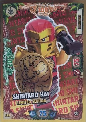 LEGO Ninjago Trading Card Game Limitierte Karte Nr. LE8 Shintaro Kai