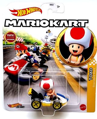 Mattel Hot Wheels cars Super Mario Kart Auto Toad Standard Kart