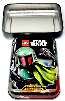 LEGO Star Wars Tin Card Box Sammeln von Karten Booster leere Dose Boba Fett