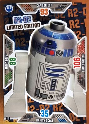 LEGO Star Wars Trading Card Game R2-D2 Limitierte Karte Nr. LE5