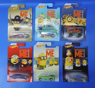 Mattel Hot Wheels / Minions Serie / Auswahl an Cars