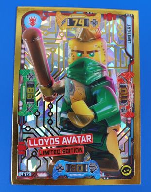 LEGO® Ninjago Trading Card Game Limitierte Karte Nr. LE13 Lloyds Avatar