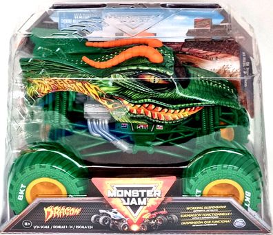 Spin Master Großes Auto 1:24 Monster Jam Truck Dragon