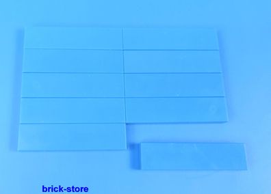 LEGO® Nr- 243123 Fliese 1x4 blau / 10 Stück