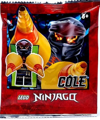 LEGO Ninjago Figur 892071 Cole mit 2 Ultra Bohrer