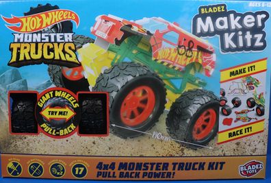 Hot Wheels Maker Kitz 4x4 Monster Truck Set (003) Demo Derby