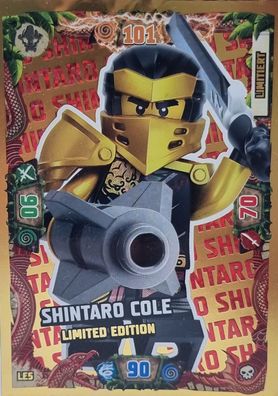 LEGO Ninjago Trading Card Game Limitierte Karte Nr. LE5 Shintaro Cole