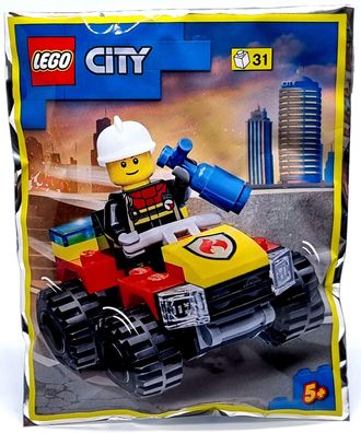 LEGO City 952206 Figur Feuerwehr Mann Freddy Frisch mit Einsatzfahreug