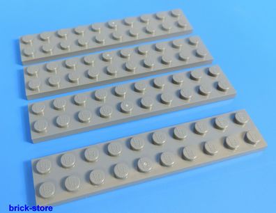 LEGO® Nr-4210678 Platte 2x10 dunkelgrau / 4 Stück