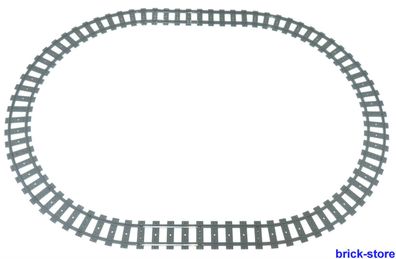 LEGO® Eisenbahn Schienenkreis 16x gebogne / 4 x gerade Schienen (60051,60052)