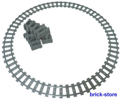 LEGO City Eisenbahn 32x gebogne Schienen ( 7938,7939,60051,60052, 60197,60198)
