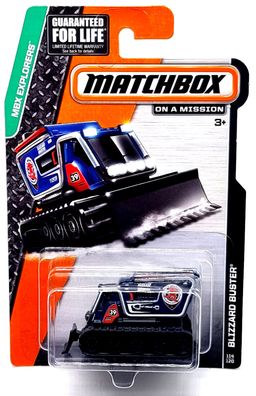 Mattel Matchbox On A Mission Cars / Auto Fahrzeug Truck Blizzard Buster