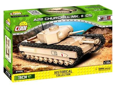 COBI Militar Bausatz Set 2709 Tank Panzer A 22 Churchill Mk. II