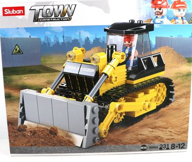 Sluban Town Construction Set M38-B0802 Bulldozer / Rauben Bagger