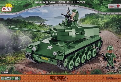COBI SET 2239 Bausatz Panzer / Tank M41A3 Walker Bullgog
