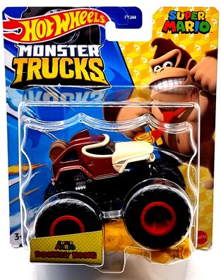 Mattel Hot Wheels Monster Trucks HNW32 Super Mario Donkey Kong