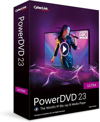 Cyberlink PowerDVD 23 Ultra, Vollversion, Windows