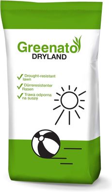 5kg Rasensamen Greenato Dryland dürreresistenter Rasen Grassamen Rasensaat Gras Grass