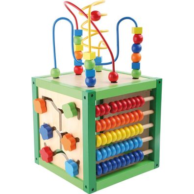 Training Cube: Counting, Writing, Math - Multi Colors - Wooden Toys From 1 Year