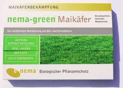 Nema-Green Maikäfer (Nematoden-Mix gegen Maikäfer-Engerlinge) 75 Mio für 100qm