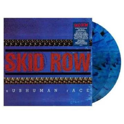 Skid Row (US-Hard Rock): Subhuman Race (180g) (Blue & Black Marbled Vinyl) - - (Vi