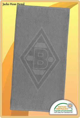 Duschtuch Badetuch Badestola Vfl Borussia Mönchengladbach Grau Gr. 70x140cm NEU
